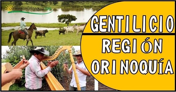 como se le dice a la gente de la region orinoquia